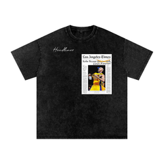 HEADLINES. – Tribute Newsprint Vintage Tee