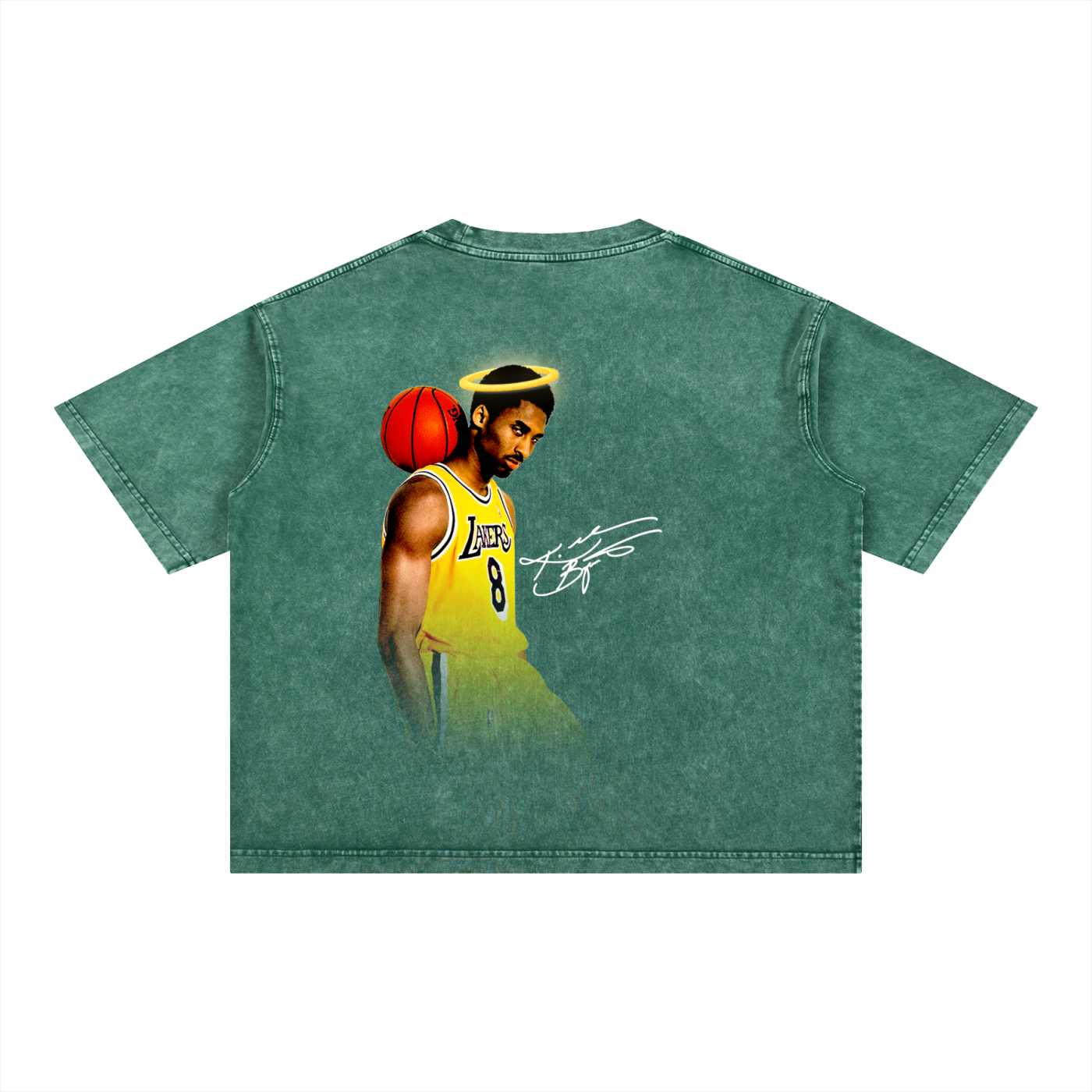 HEAVENLY MAMBA - FRONT/BACK - BOXY ACID WASHED