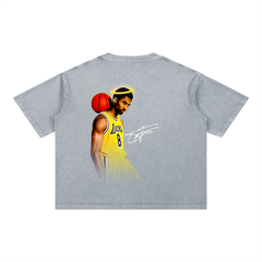 HEAVENLY MAMBA - FRONT/BACK - BOXY ACID WASHED