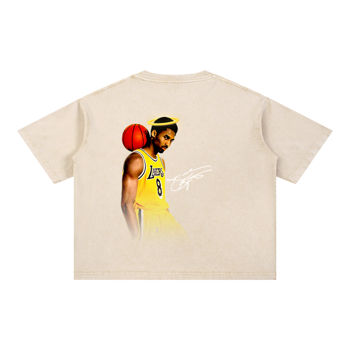 HEAVENLY MAMBA - FRONT/BACK - BOXY ACID WASHED