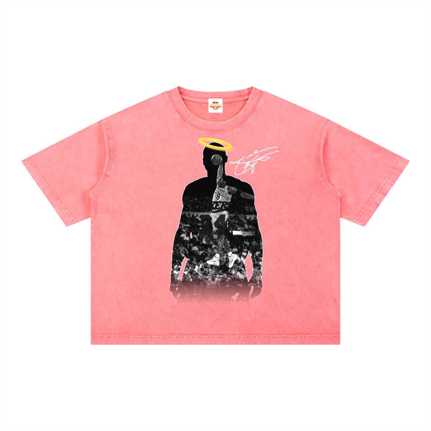 HEAVENLY MAMBA - FRONT/BACK - BOXY ACID WASHED
