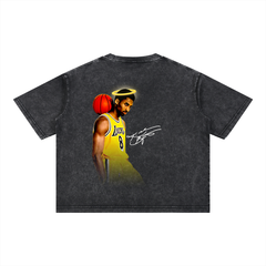 HEAVENLY MAMBA - FRONT/BACK - BOXY ACID WASHED