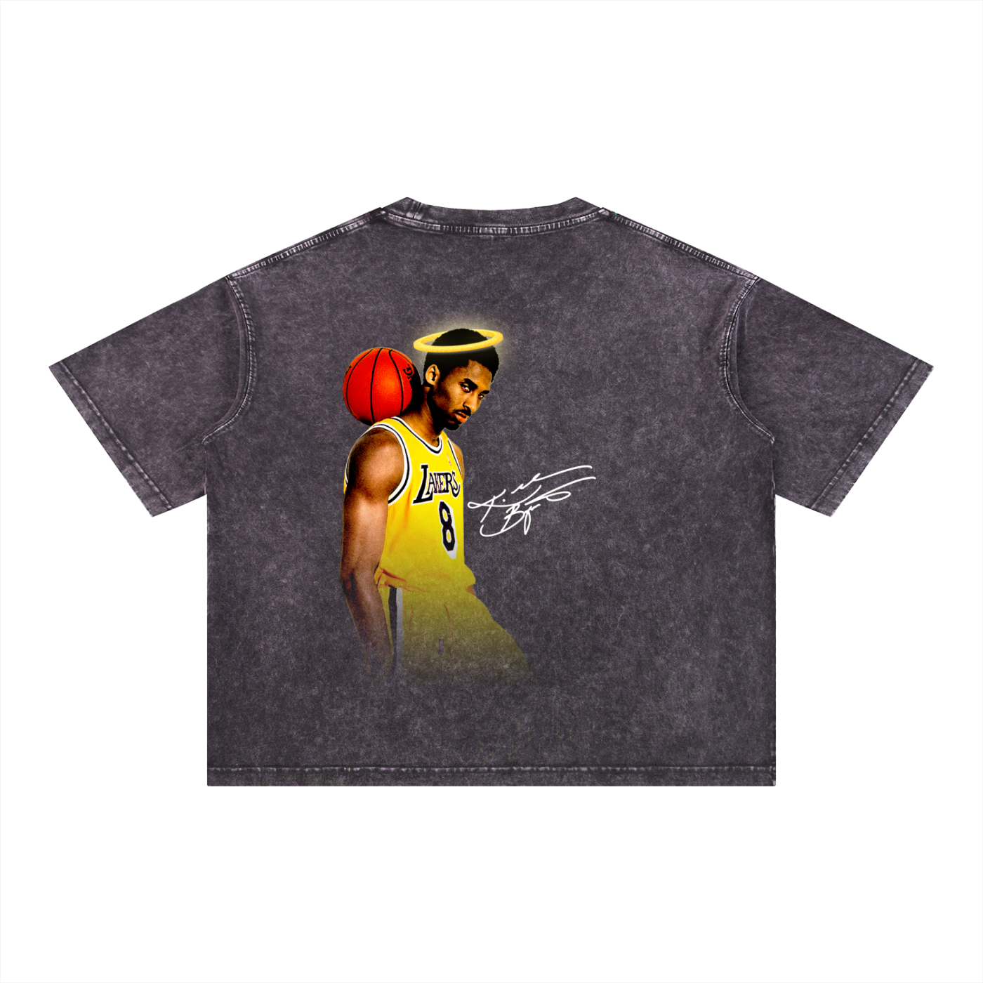 HEAVENLY MAMBA - FRONT/BACK - BOXY ACID WASHED