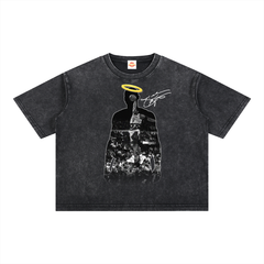 HEAVENLY MAMBA - FRONT/BACK - BOXY ACID WASHED