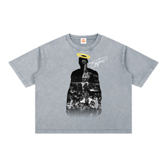 HEAVENLY MAMBA - FRONT/BACK - BOXY ACID WASHED